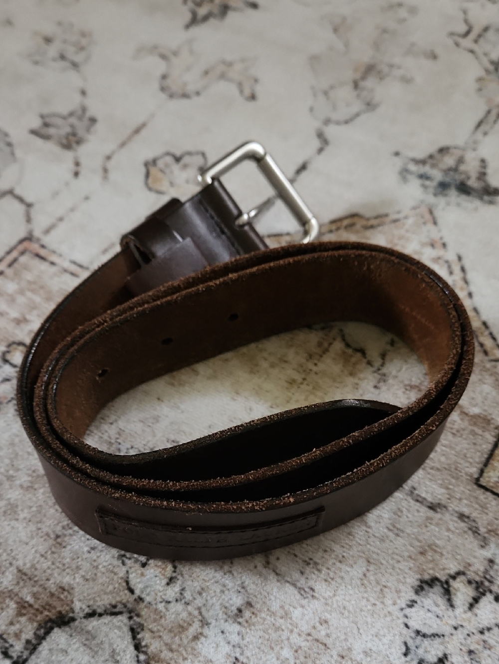 Polo Ralph Lauren Men's Brown Leather Belt - Classic style Size 32